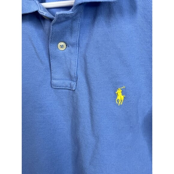 Ralph Lauren Boys Polo Shirt Size S 8 Blue Cotton Short Sleeve Preppy Casual Top - Picture 6 of 10